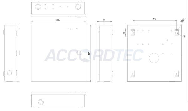 ББП-80 ТР исп.1 Блок бесперебойного питания ТР 043/2017 ACCORDTEC, 12 В, 8 A